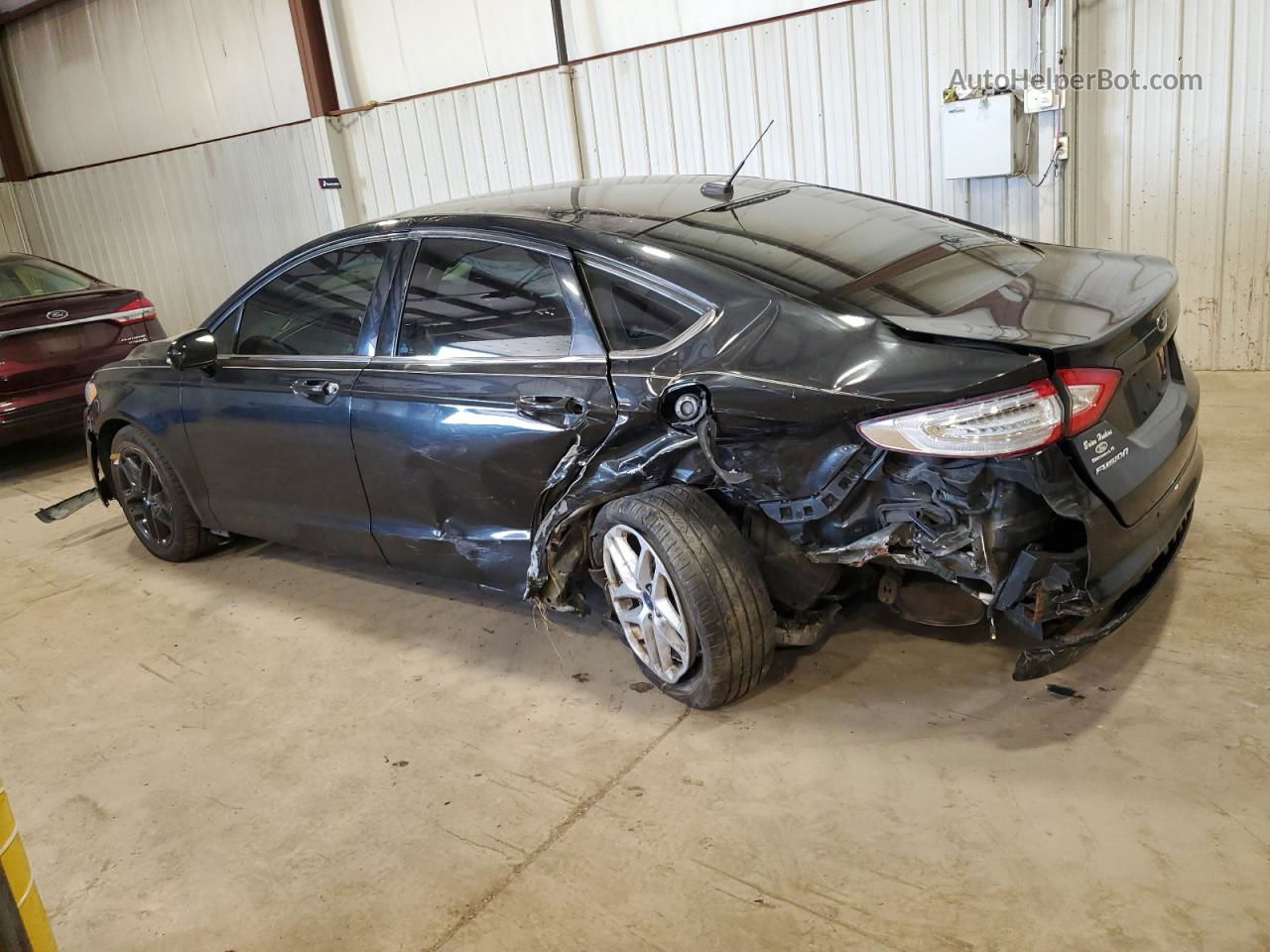 2013 Ford Fusion Se Black vin: 3FA6P0H78DR389277