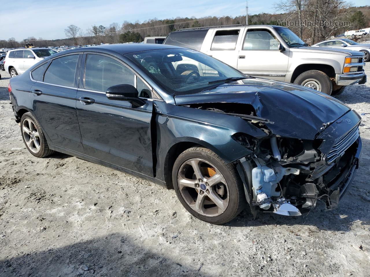 2014 Ford Fusion Se Black vin: 3FA6P0H78ER118690