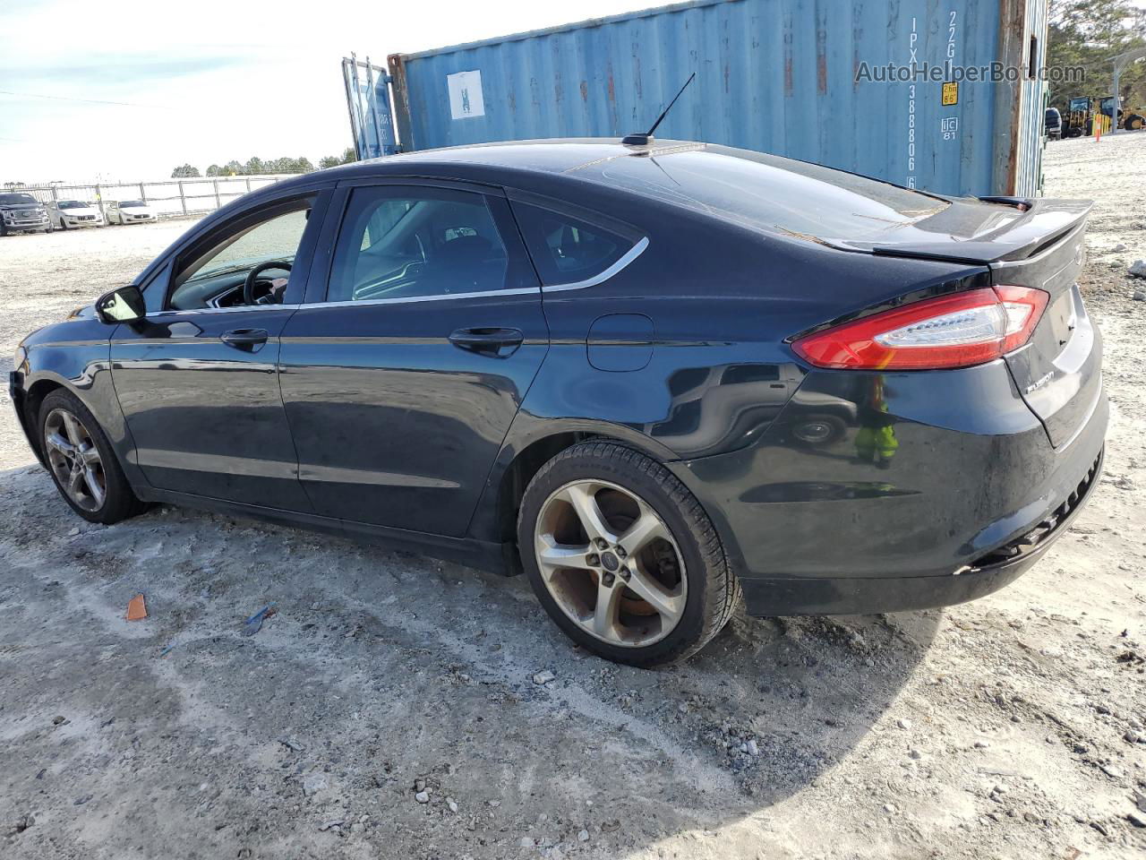 2014 Ford Fusion Se Black vin: 3FA6P0H78ER118690