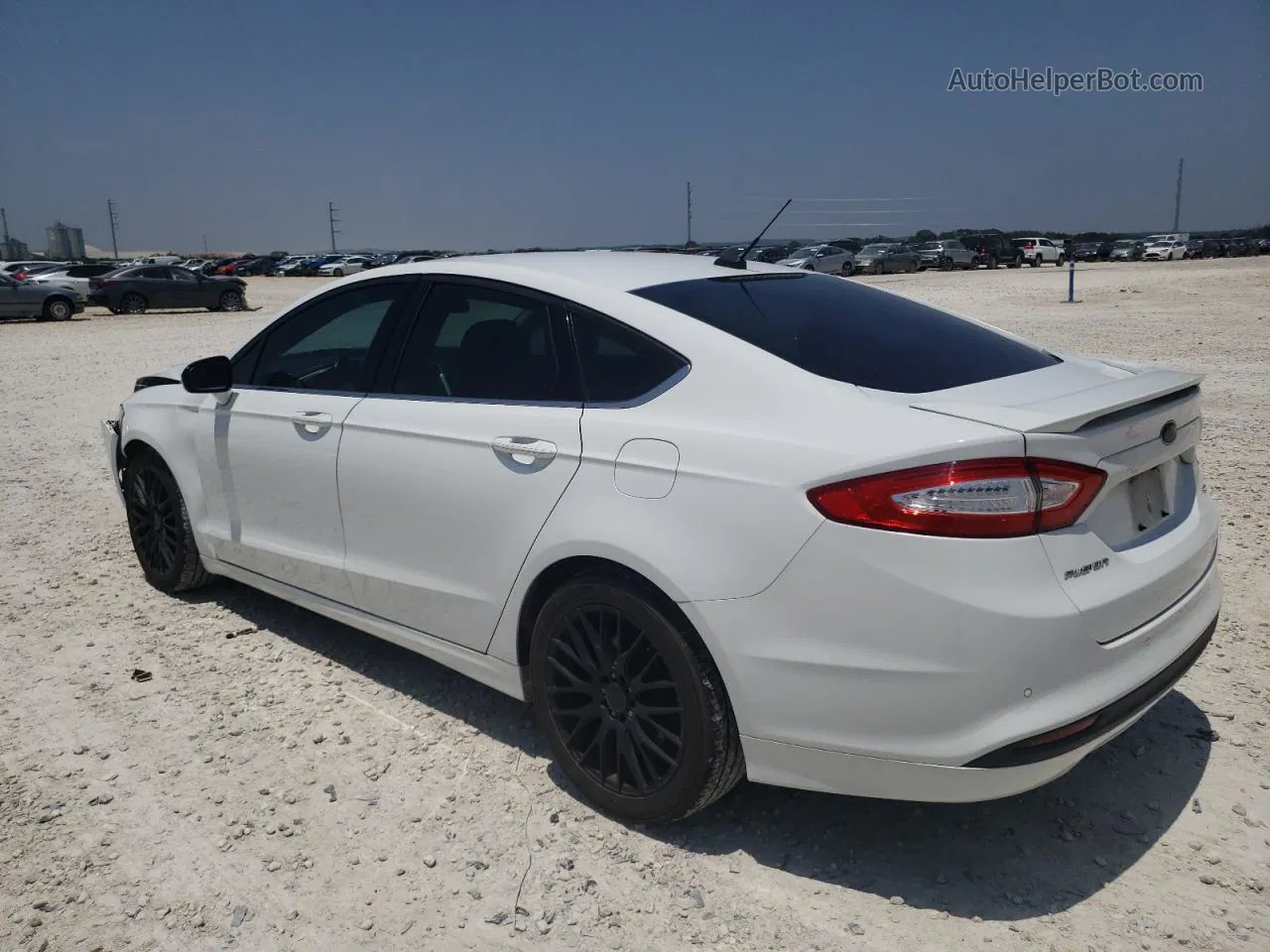 2014 Ford Fusion Se White vin: 3FA6P0H78ER149521