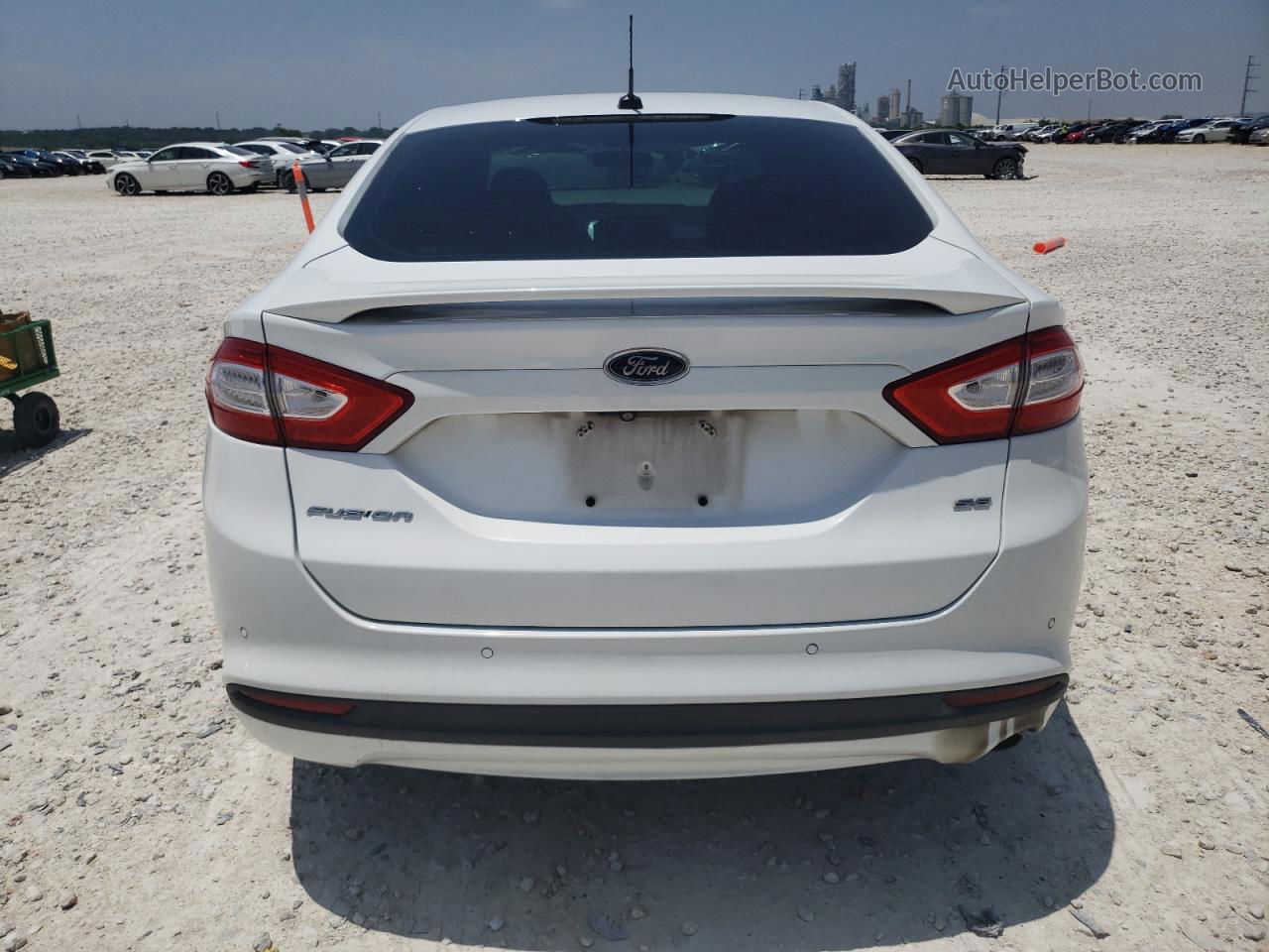 2014 Ford Fusion Se White vin: 3FA6P0H78ER149521