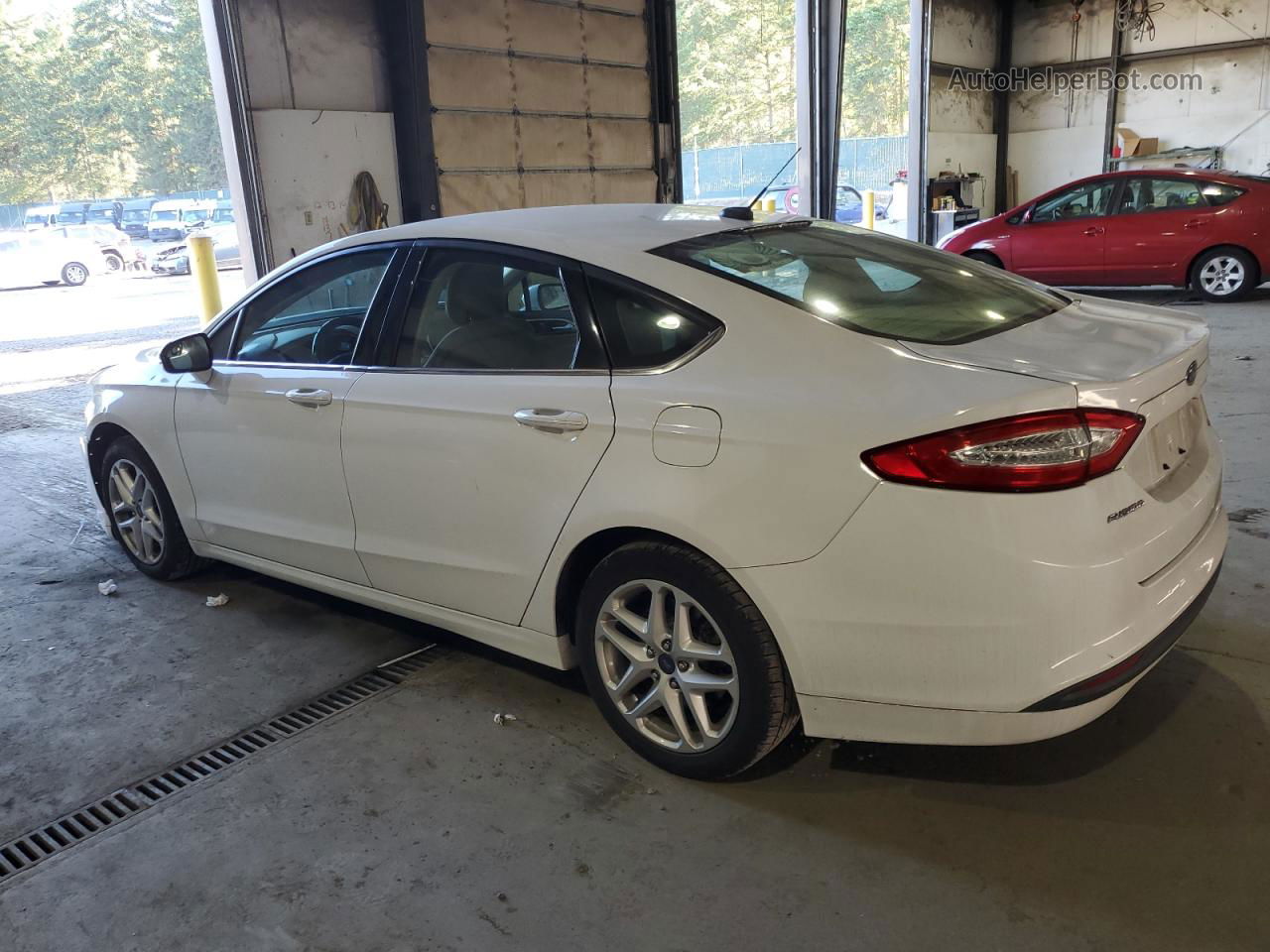 2014 Ford Fusion Se White vin: 3FA6P0H78ER344776