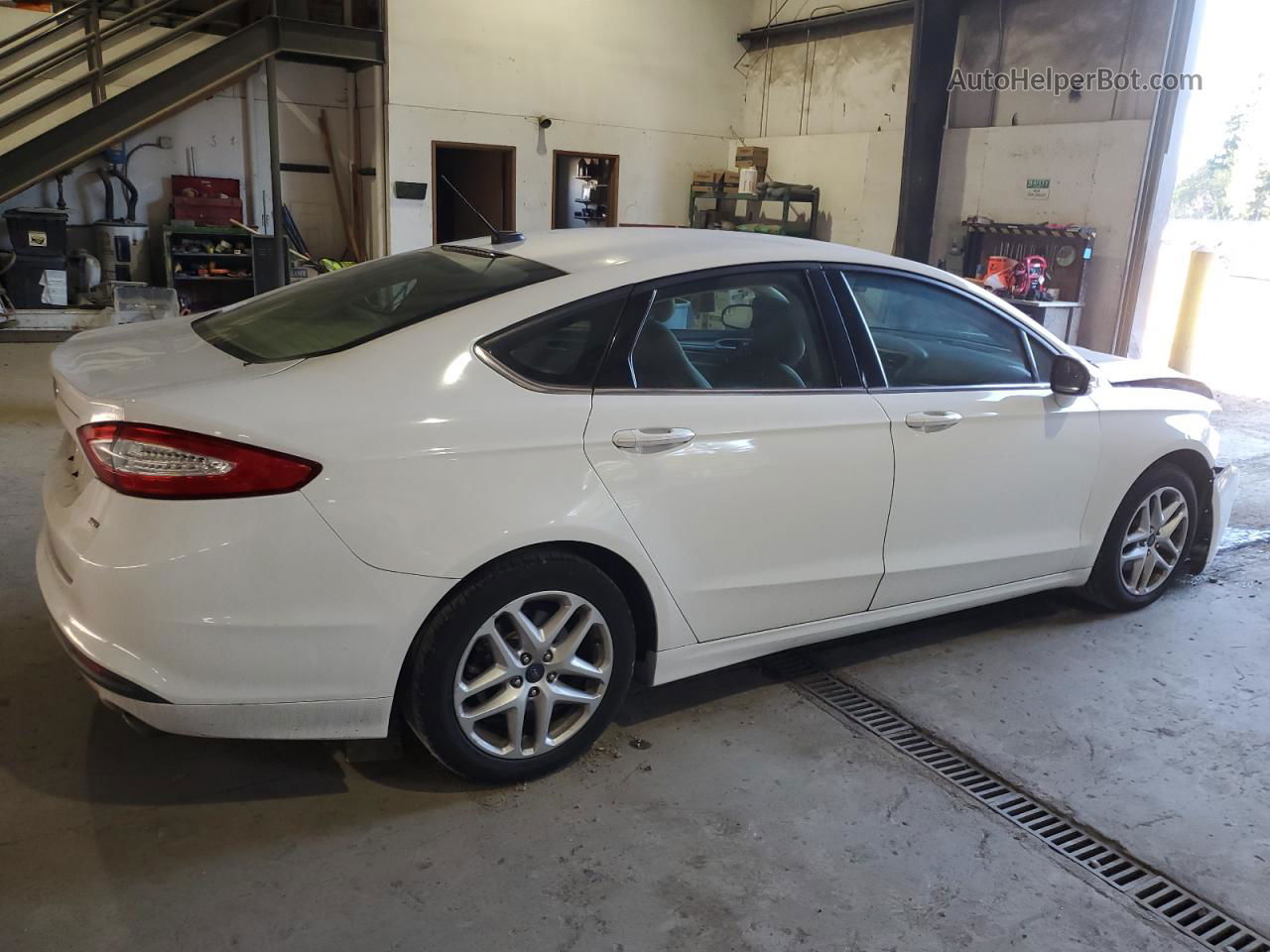 2014 Ford Fusion Se White vin: 3FA6P0H78ER344776