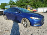 2014 Ford Fusion Se Blue vin: 3FA6P0H78ER372318