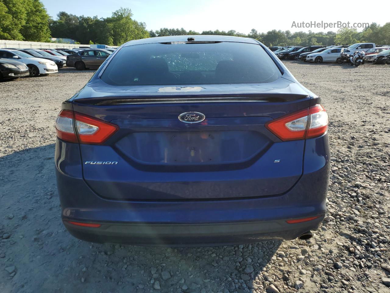 2014 Ford Fusion Se Синий vin: 3FA6P0H78ER372318