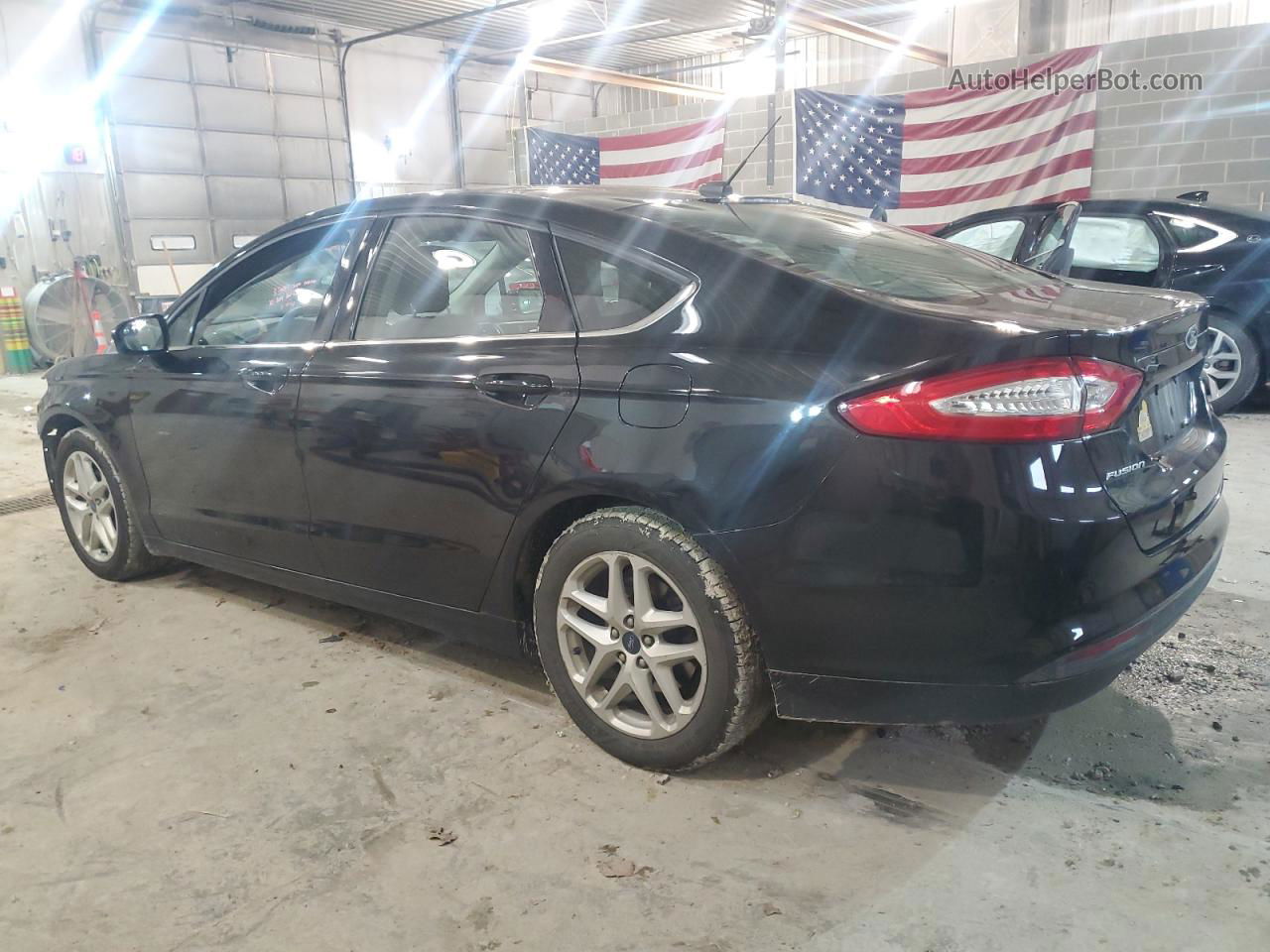 2014 Ford Fusion Se Black vin: 3FA6P0H78ER377065