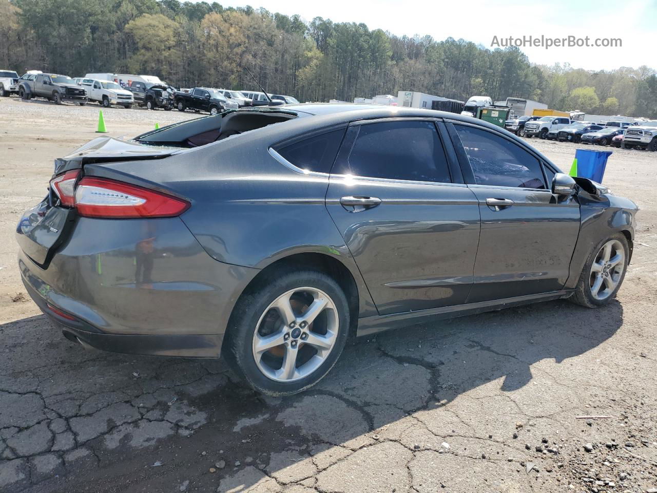 2015 Ford Fusion Se Charcoal vin: 3FA6P0H78FR141632