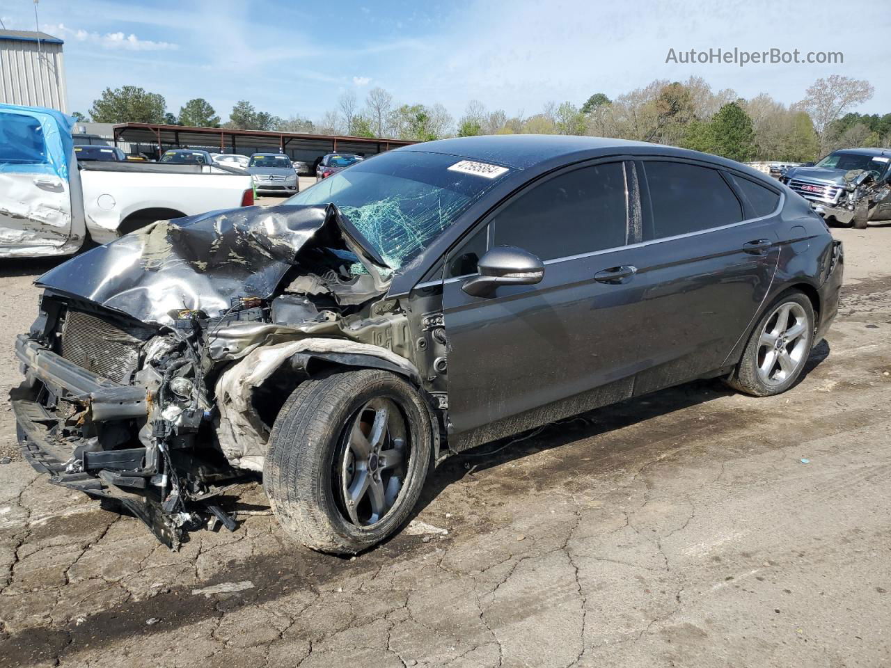 2015 Ford Fusion Se Charcoal vin: 3FA6P0H78FR141632