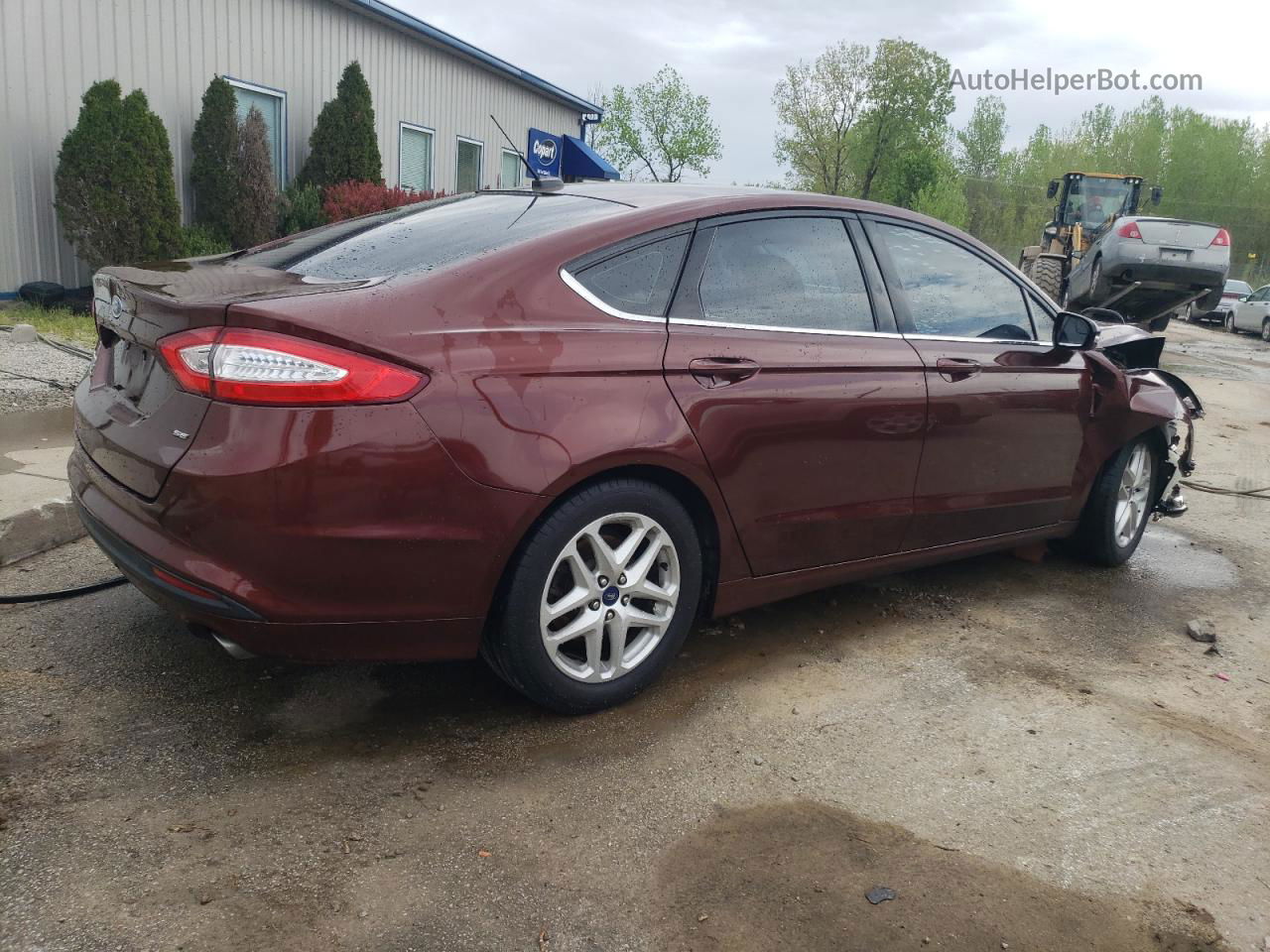 2015 Ford Fusion Se Темно-бордовый vin: 3FA6P0H78FR158415