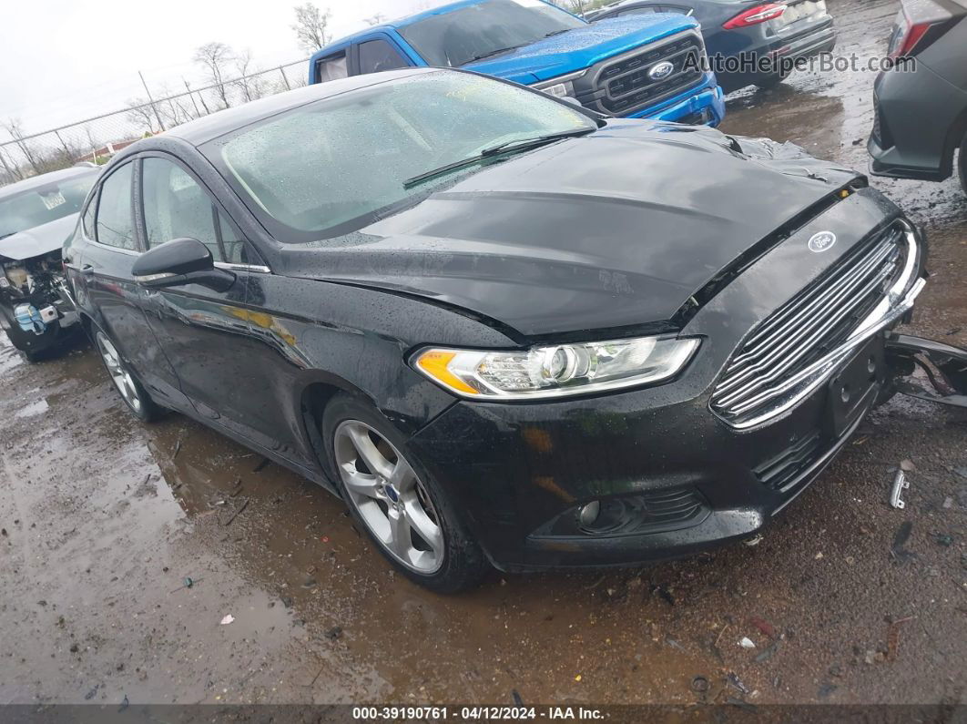 2015 Ford Fusion Se Black vin: 3FA6P0H78FR262645