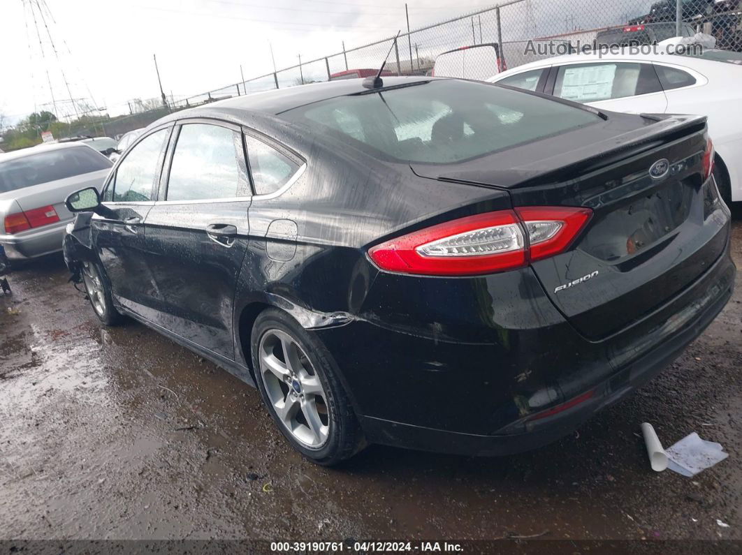 2015 Ford Fusion Se Black vin: 3FA6P0H78FR262645