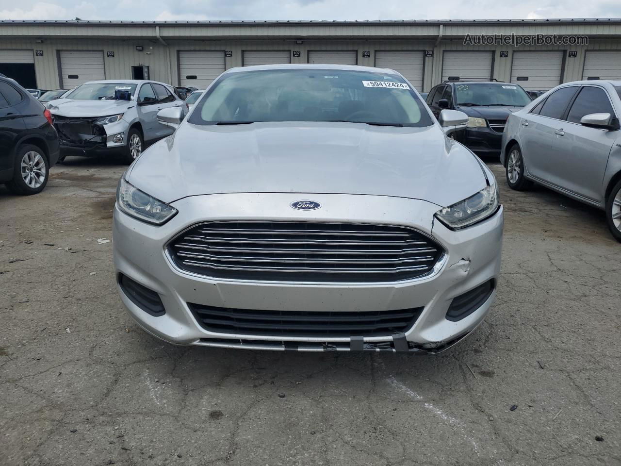 2015 Ford Fusion Se Silver vin: 3FA6P0H78FR290977