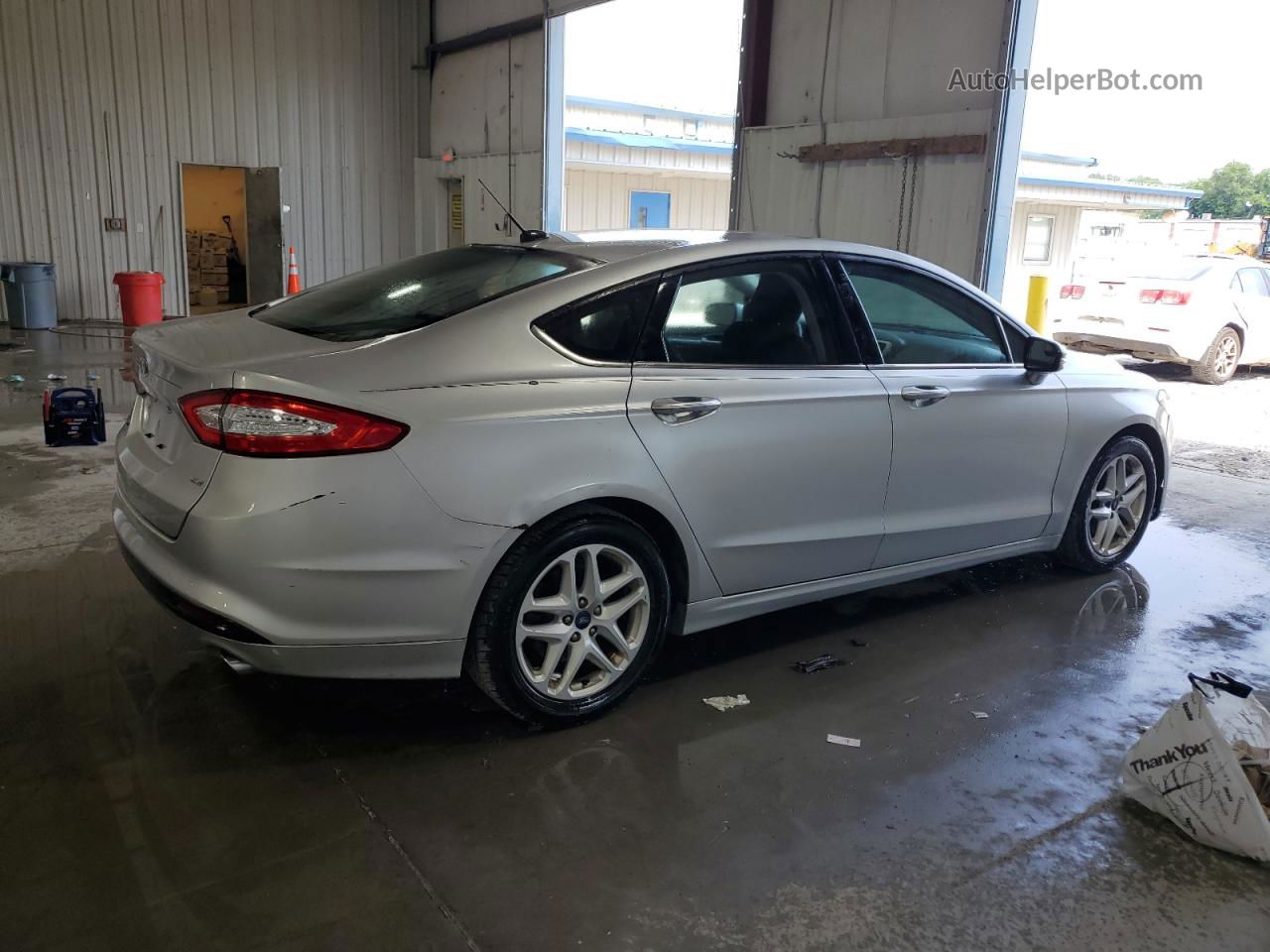 2016 Ford Fusion Se Silver vin: 3FA6P0H78GR117316