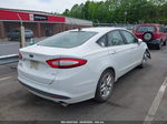 2016 Ford Fusion Se White vin: 3FA6P0H78GR117493