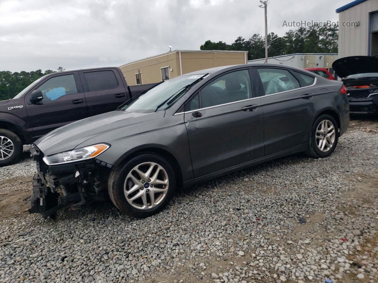 2016 Ford Fusion Se Charcoal vin: 3FA6P0H78GR117851