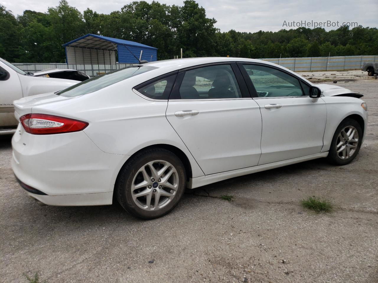 2016 Ford Fusion Se Белый vin: 3FA6P0H78GR152504