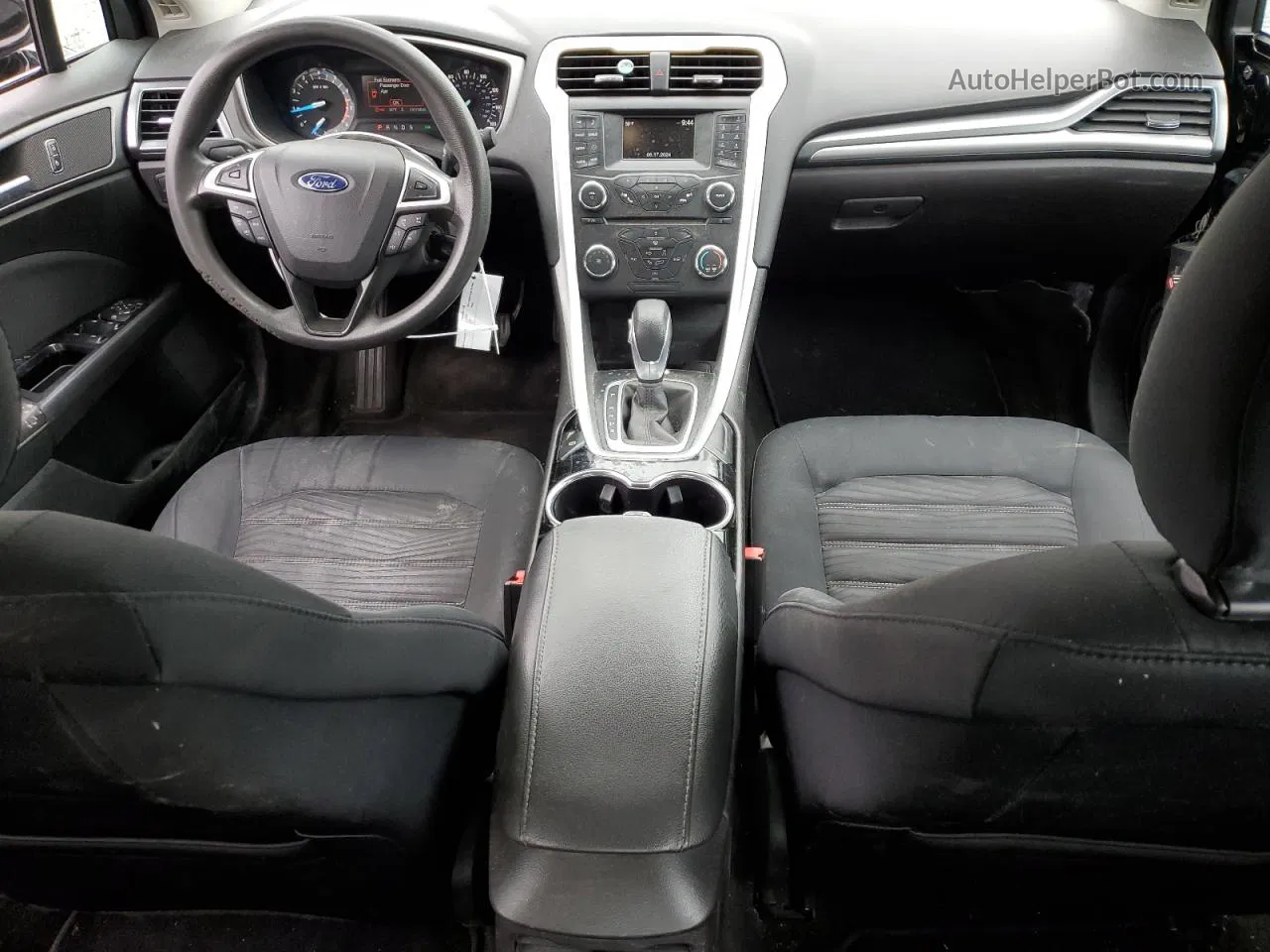 2016 Ford Fusion Se Черный vin: 3FA6P0H78GR175426