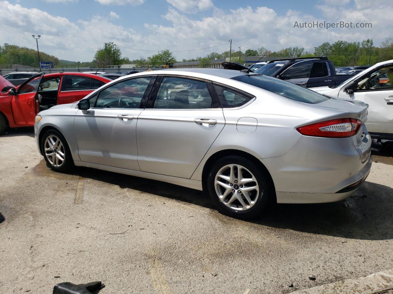 2016 Ford Fusion Se Silver vin: 3FA6P0H78GR218906