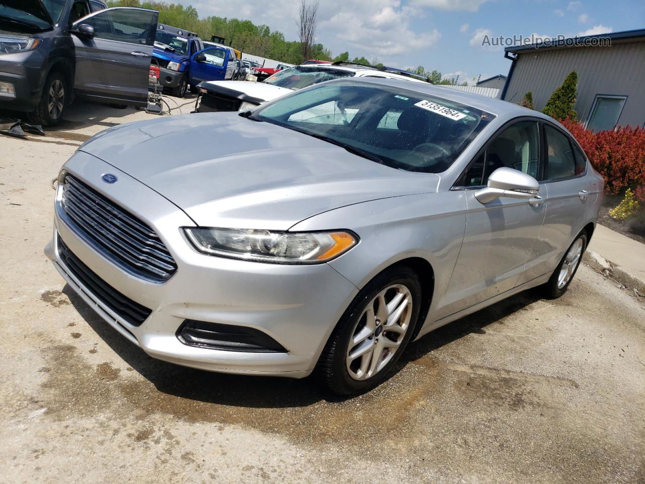 2016 Ford Fusion Se Silver vin: 3FA6P0H78GR218906