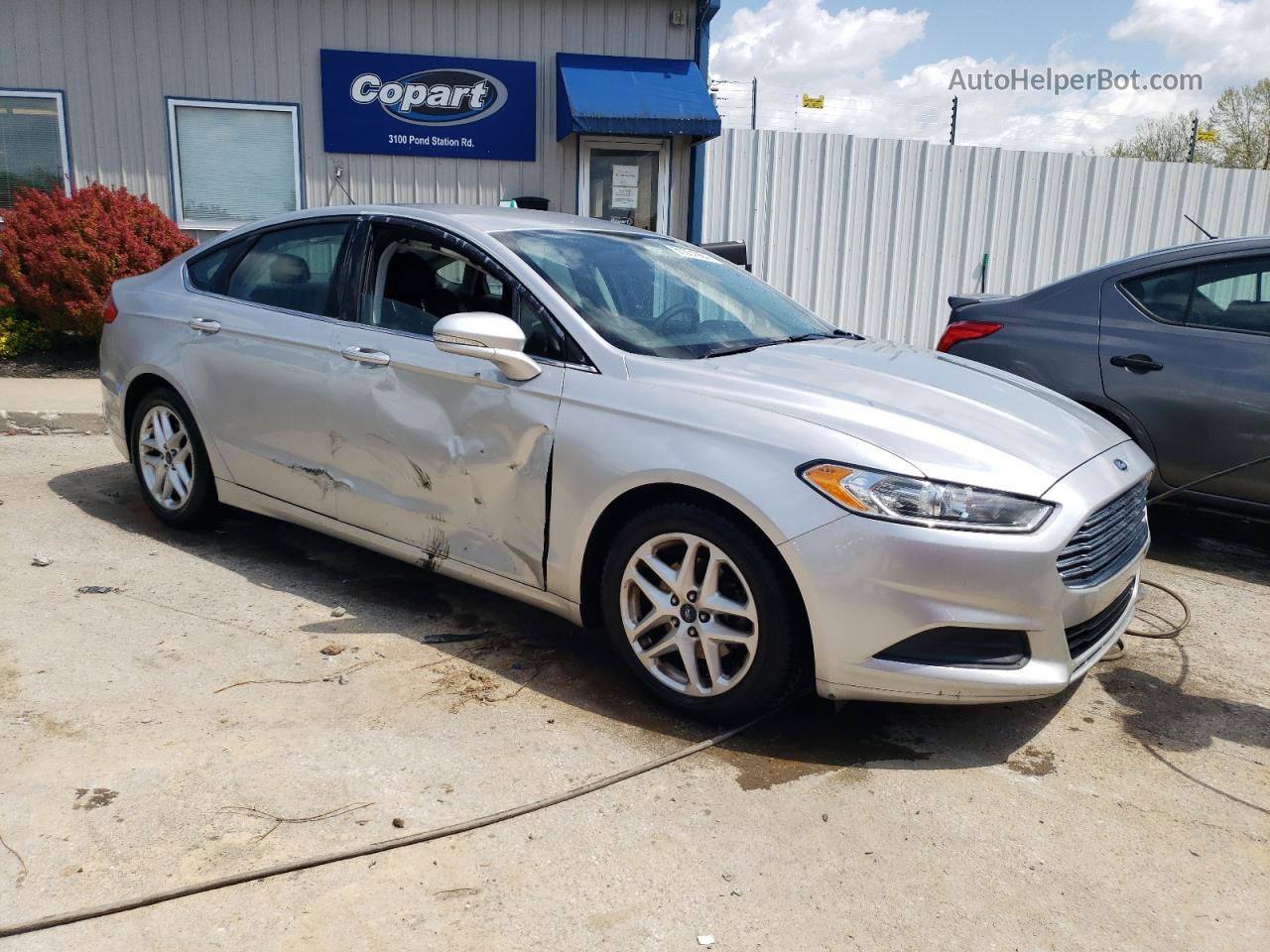 2016 Ford Fusion Se Silver vin: 3FA6P0H78GR218906