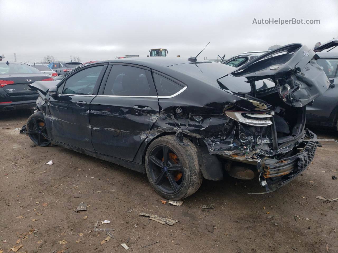 2016 Ford Fusion Se Black vin: 3FA6P0H78GR232921