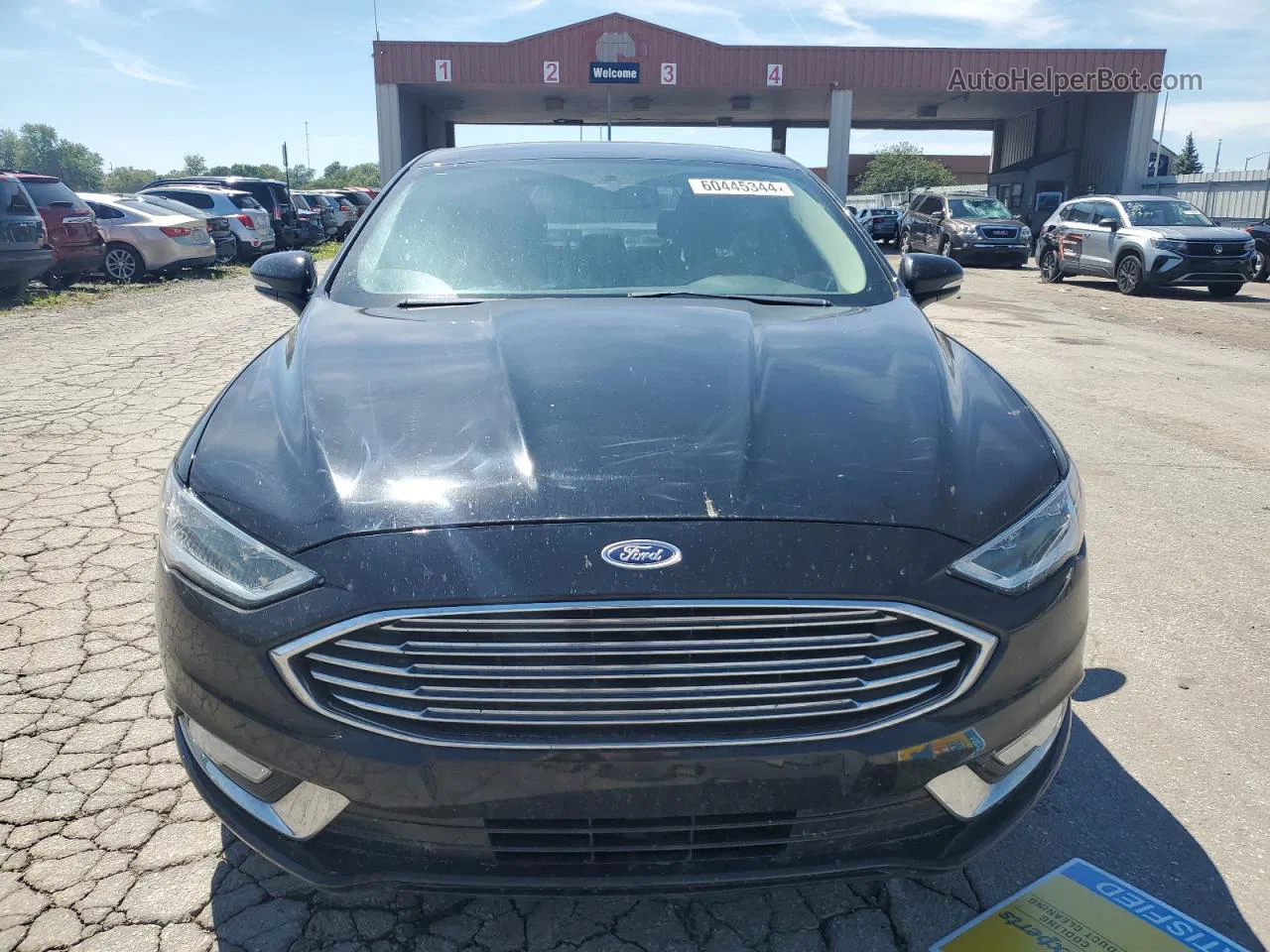 2016 Ford Fusion Se Черный vin: 3FA6P0H78GR359006