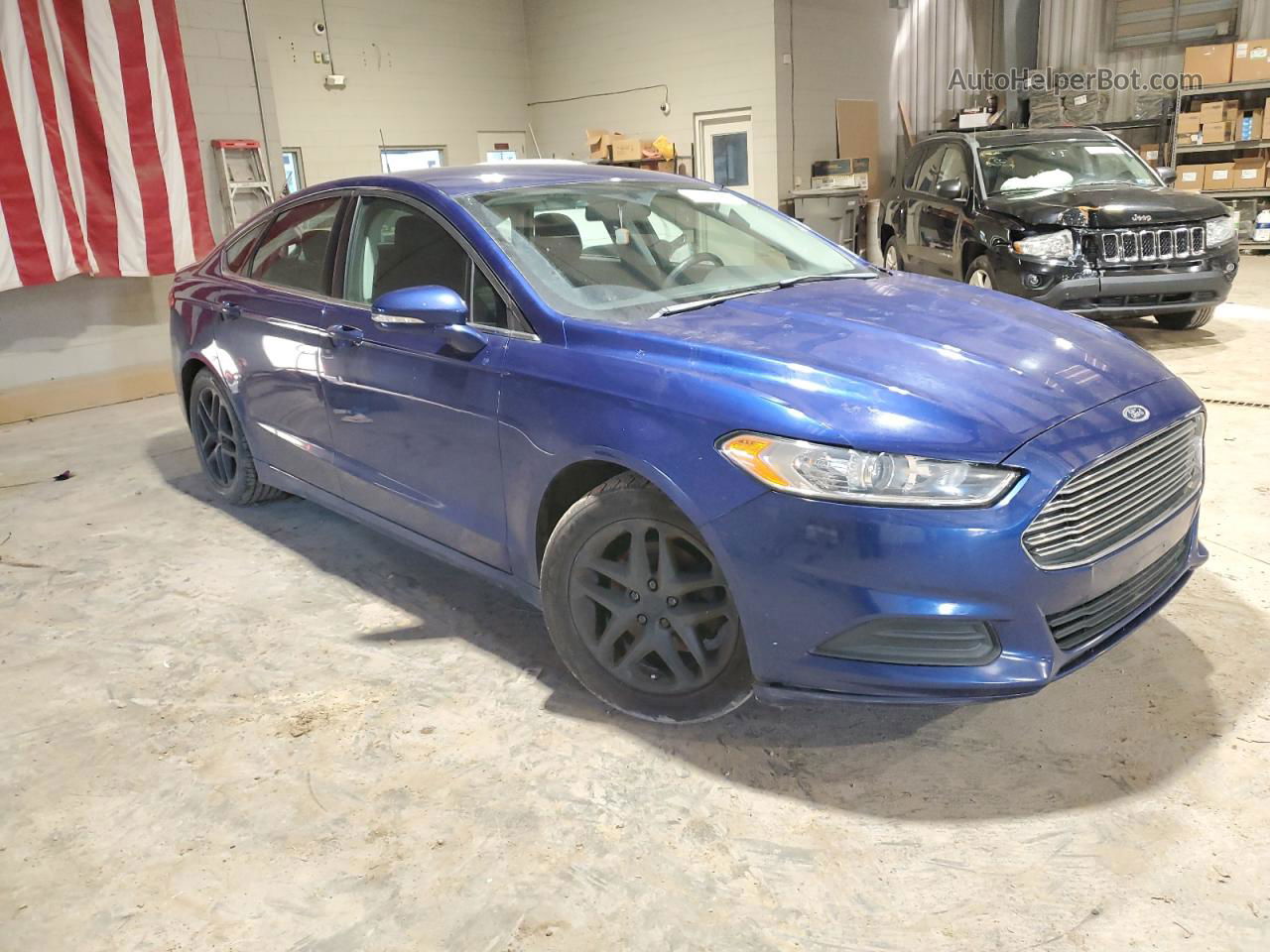 2016 Ford Fusion Se Blue vin: 3FA6P0H78GR395309