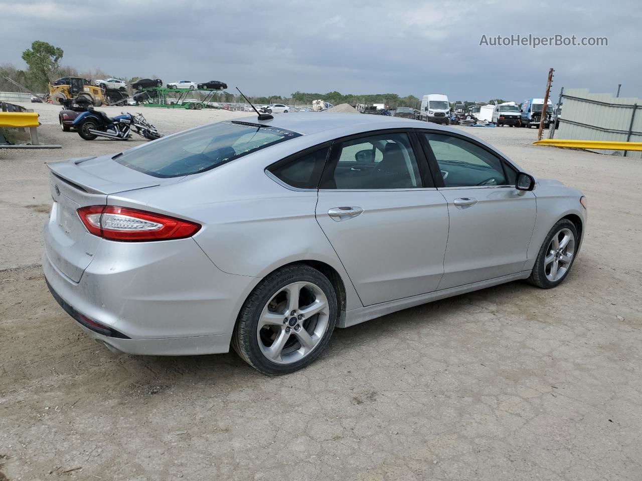 2016 Ford Fusion Se Silver vin: 3FA6P0H78GR404493