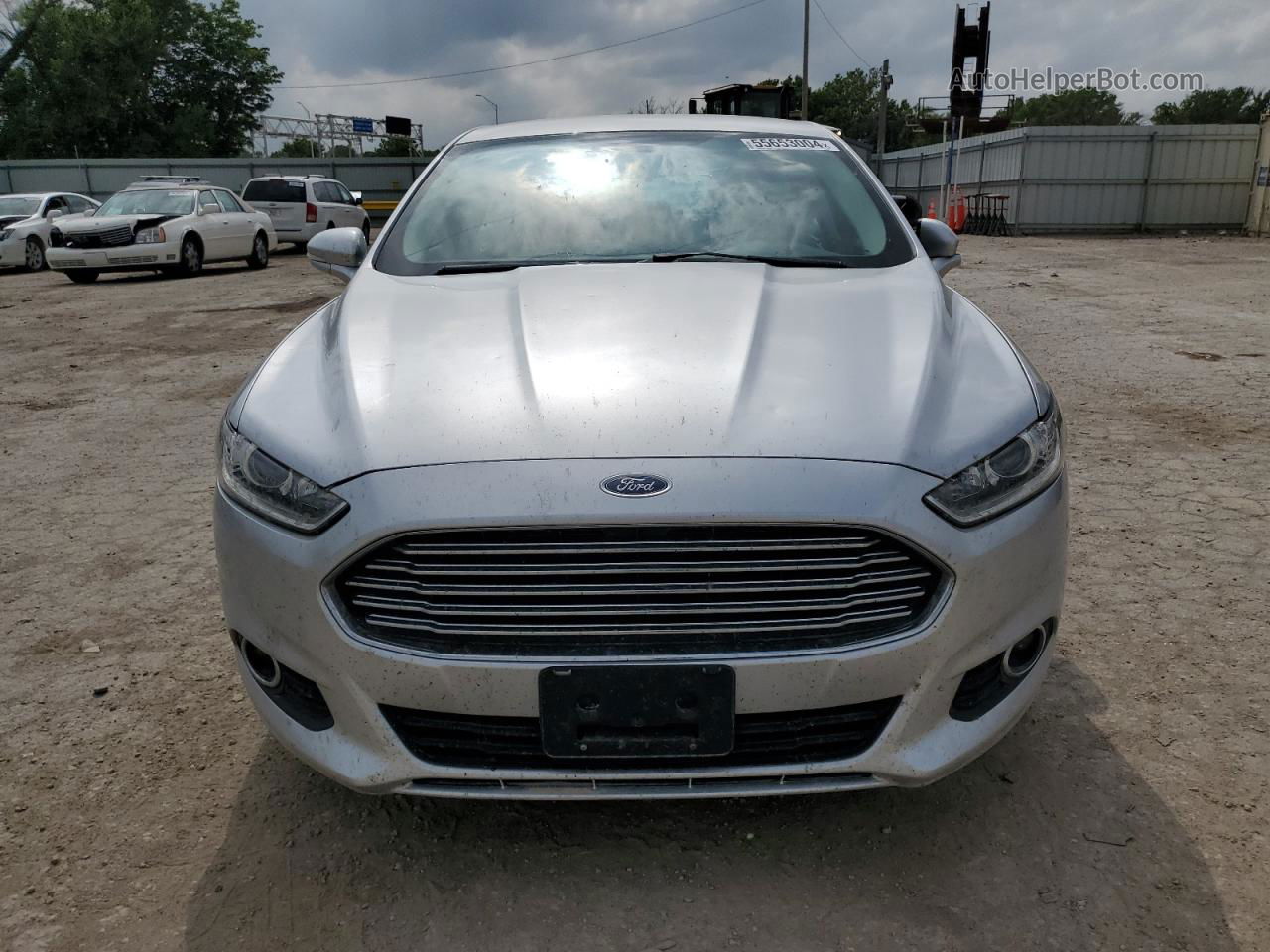 2016 Ford Fusion Se Silver vin: 3FA6P0H78GR404493