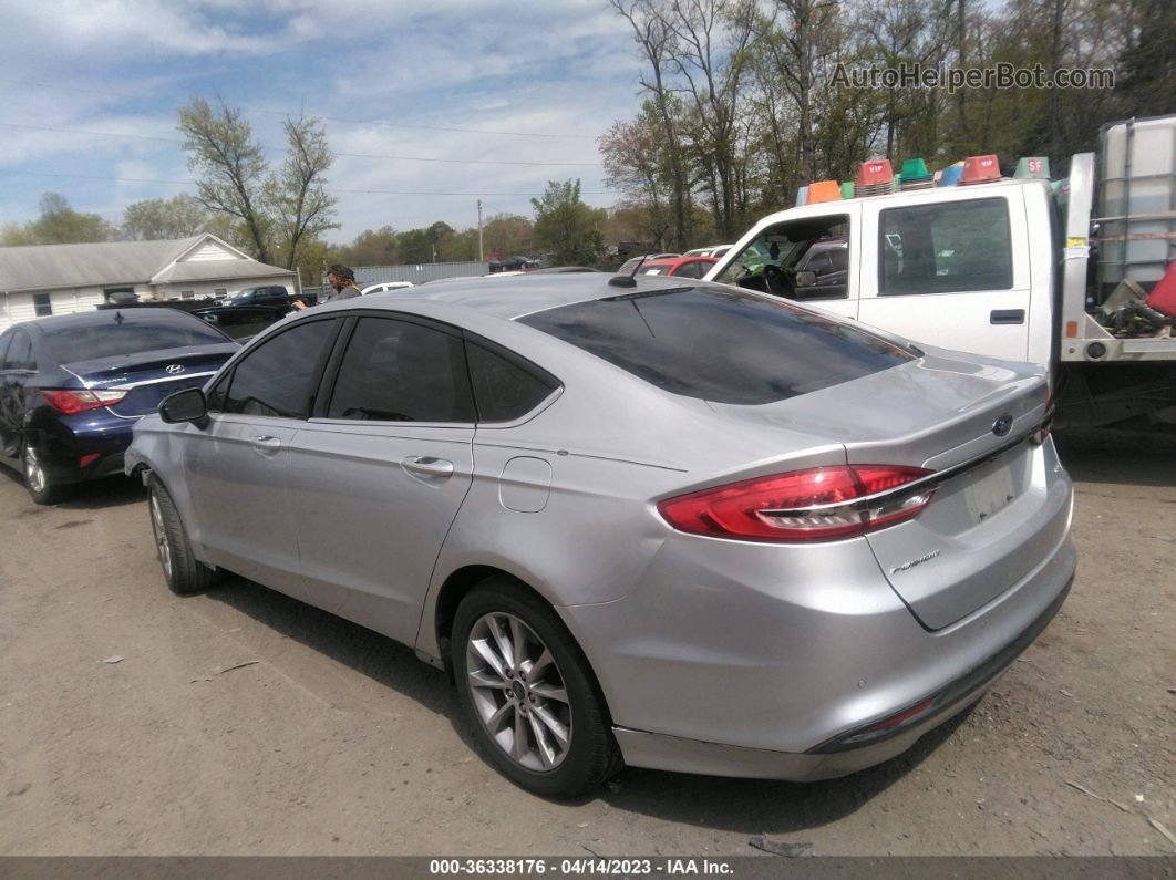 2017 Ford Fusion Se White vin: 3FA6P0H78HR161088