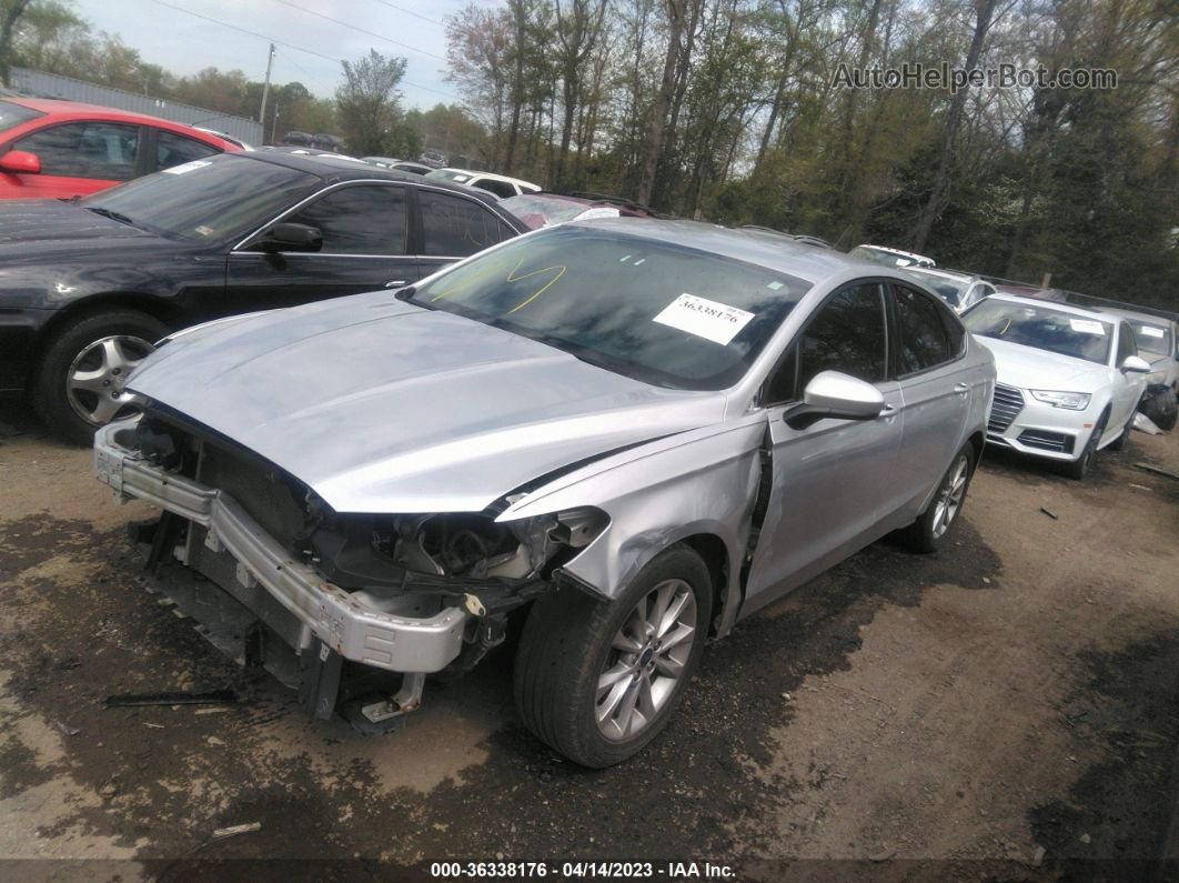 2017 Ford Fusion Se White vin: 3FA6P0H78HR161088