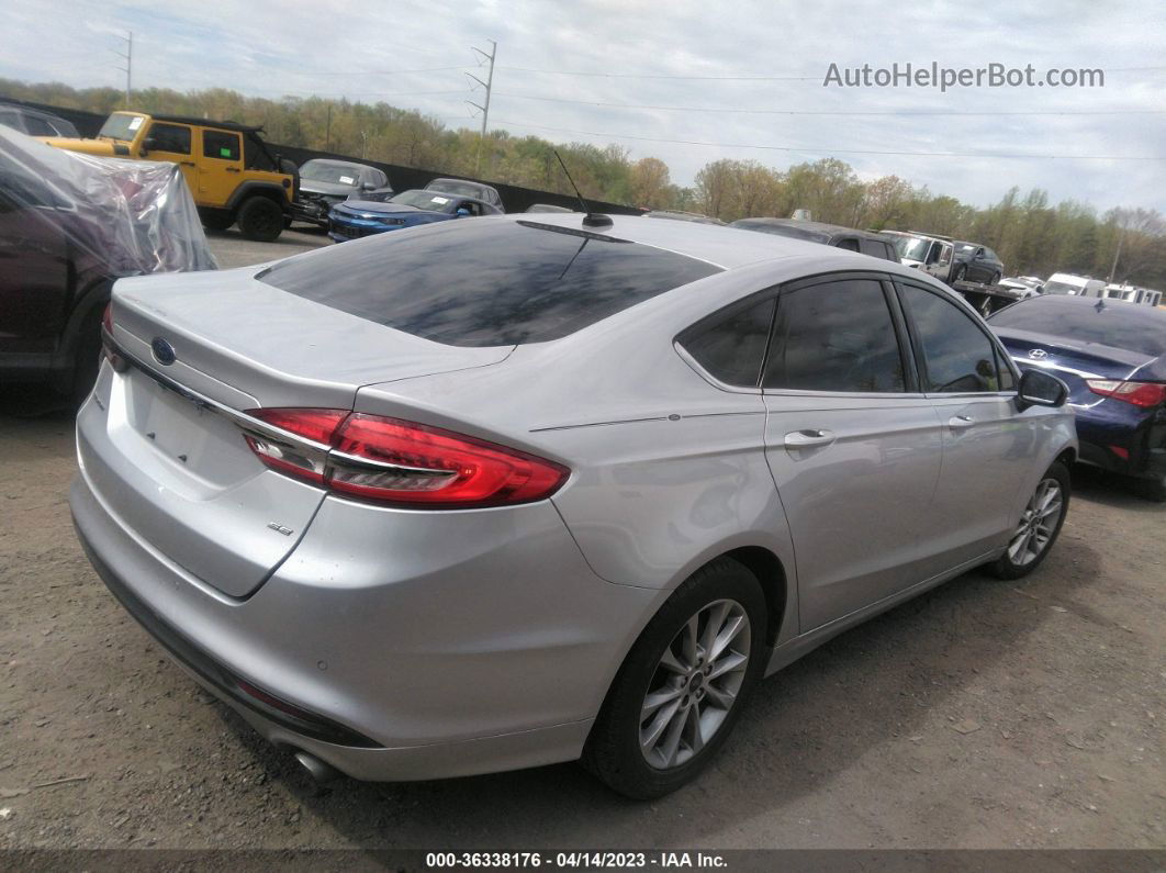 2017 Ford Fusion Se White vin: 3FA6P0H78HR161088