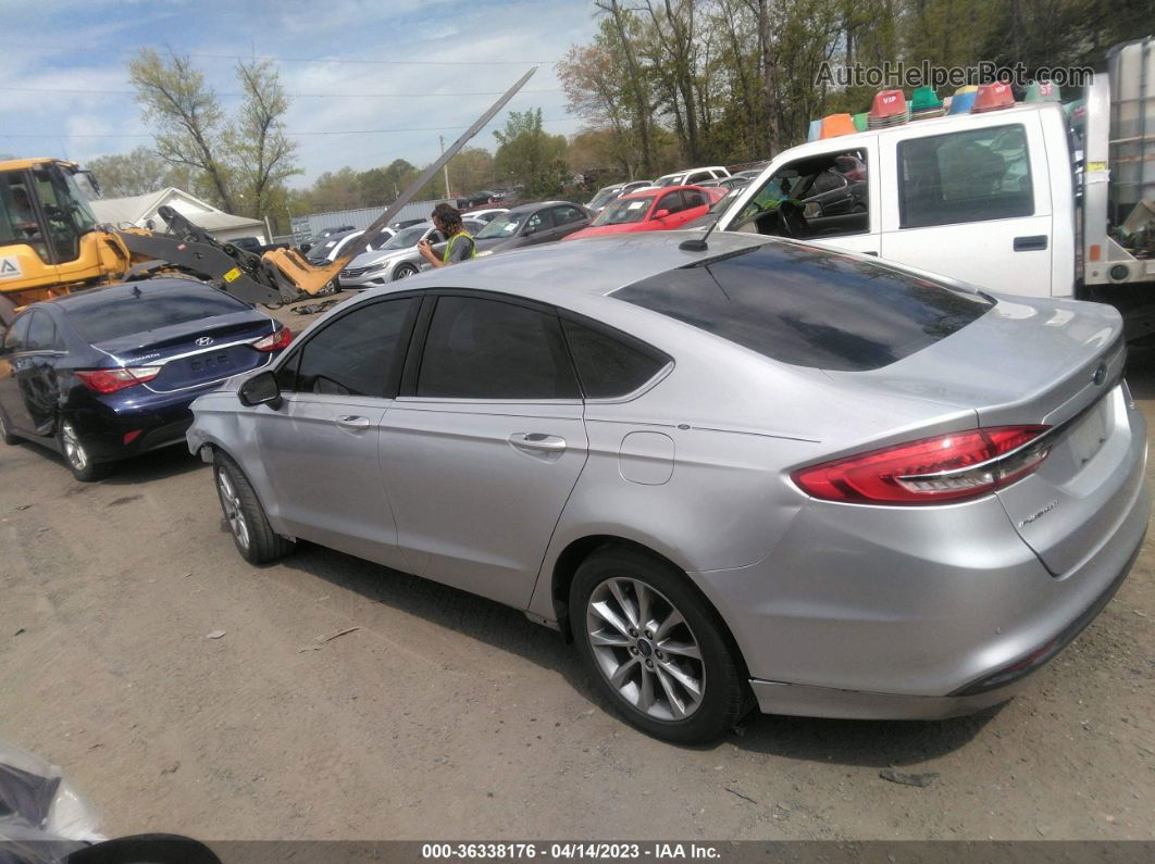 2017 Ford Fusion Se White vin: 3FA6P0H78HR161088