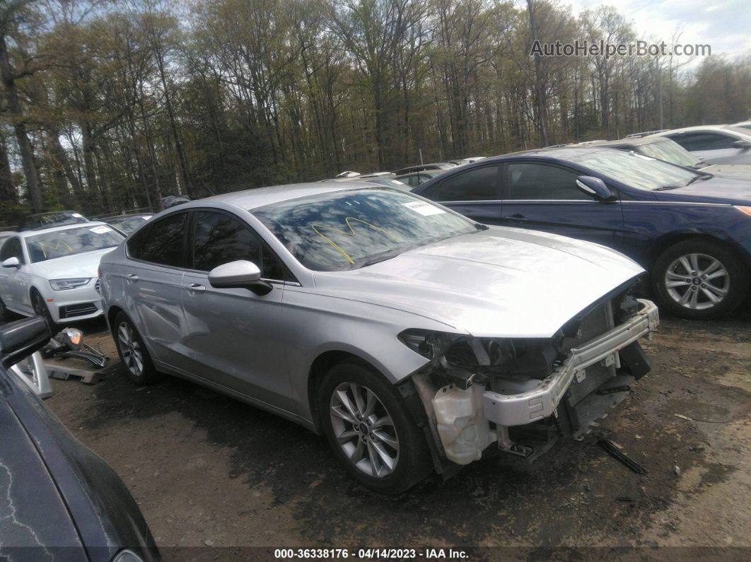 2017 Ford Fusion Se White vin: 3FA6P0H78HR161088