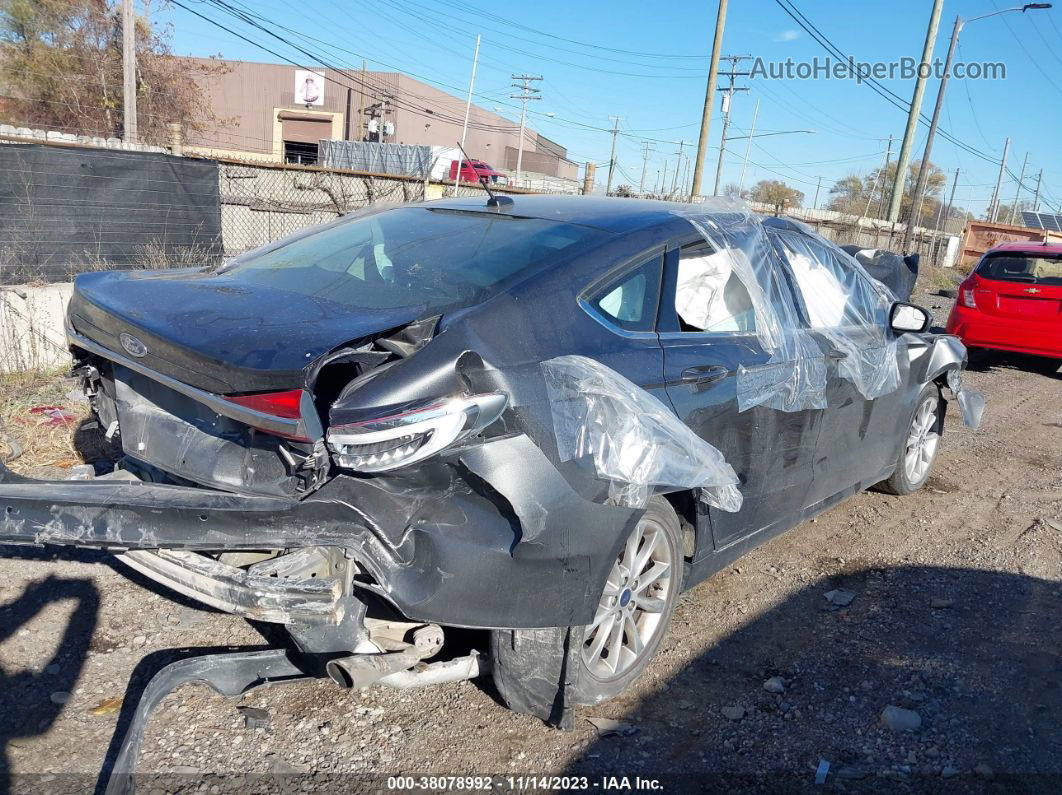 2017 Ford Fusion Se Gray vin: 3FA6P0H78HR167120