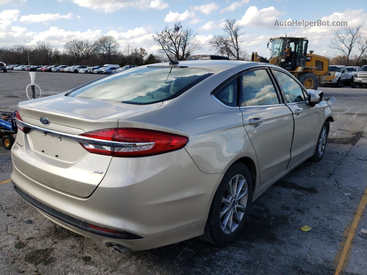 2017 Ford Fusion Se Silver vin: 3FA6P0H78HR186931