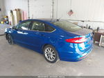 2017 Ford Fusion Se Синий vin: 3FA6P0H78HR260168