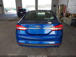 2017 Ford Fusion Se Blue vin: 3FA6P0H78HR260168