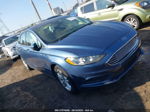 2018 Ford Fusion Se Blue vin: 3FA6P0H78JR125715