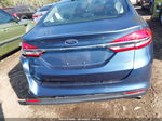 2018 Ford Fusion Se Blue vin: 3FA6P0H78JR125715