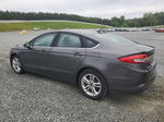 2018 Ford Fusion Se Gray vin: 3FA6P0H78JR132860