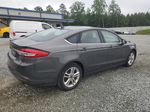 2018 Ford Fusion Se Gray vin: 3FA6P0H78JR132860