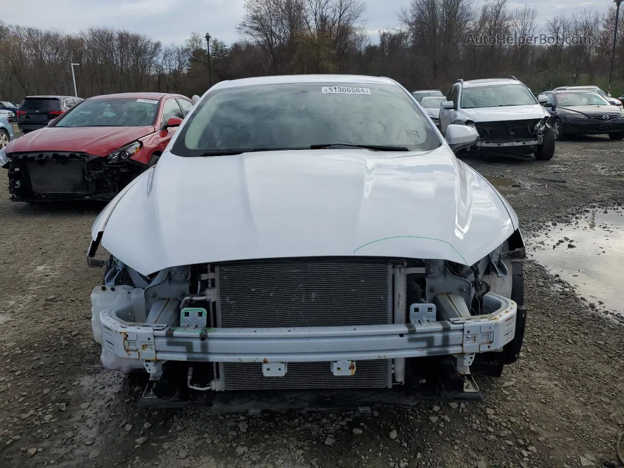 2018 Ford Fusion Se White vin: 3FA6P0H78JR146306