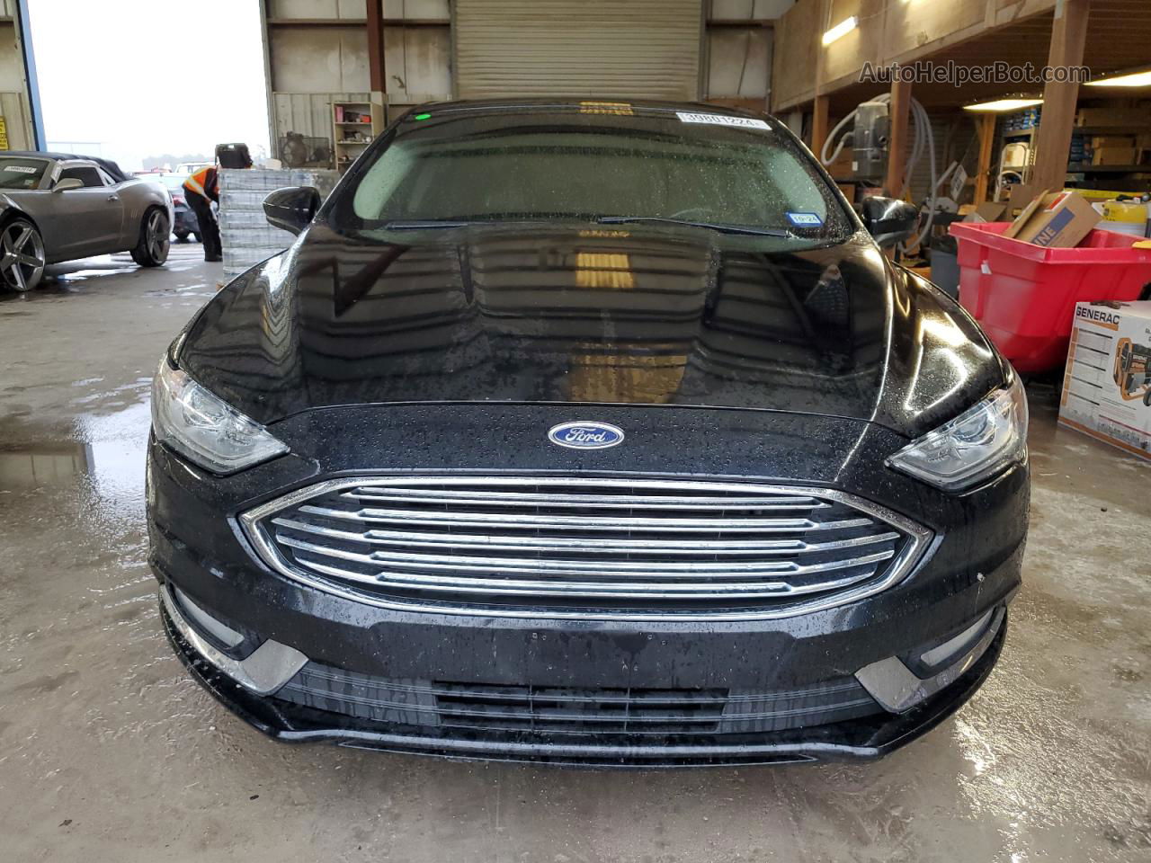 2018 Ford Fusion Se Black vin: 3FA6P0H78JR180469