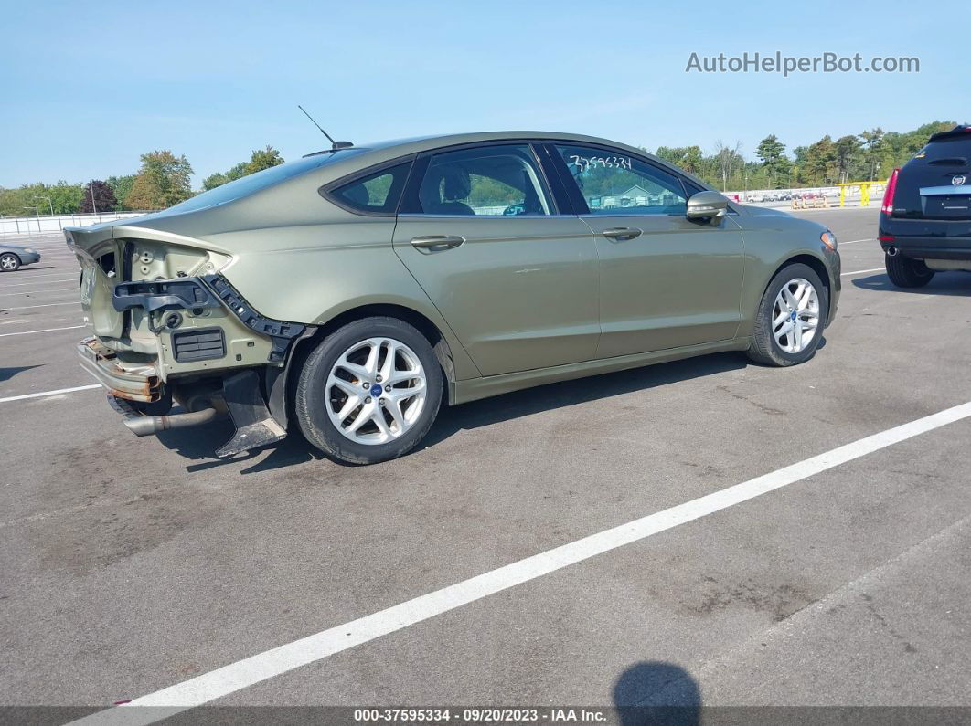 2013 Ford Fusion Se Green vin: 3FA6P0H79DR176614