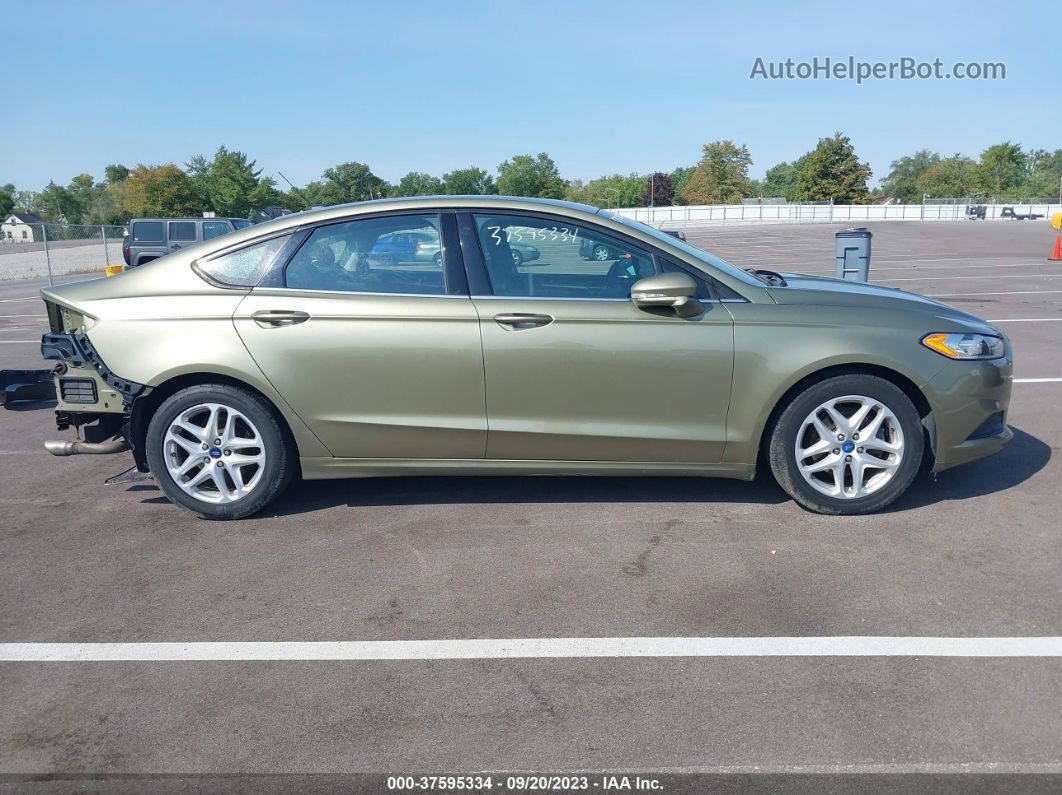 2013 Ford Fusion Se Green vin: 3FA6P0H79DR176614