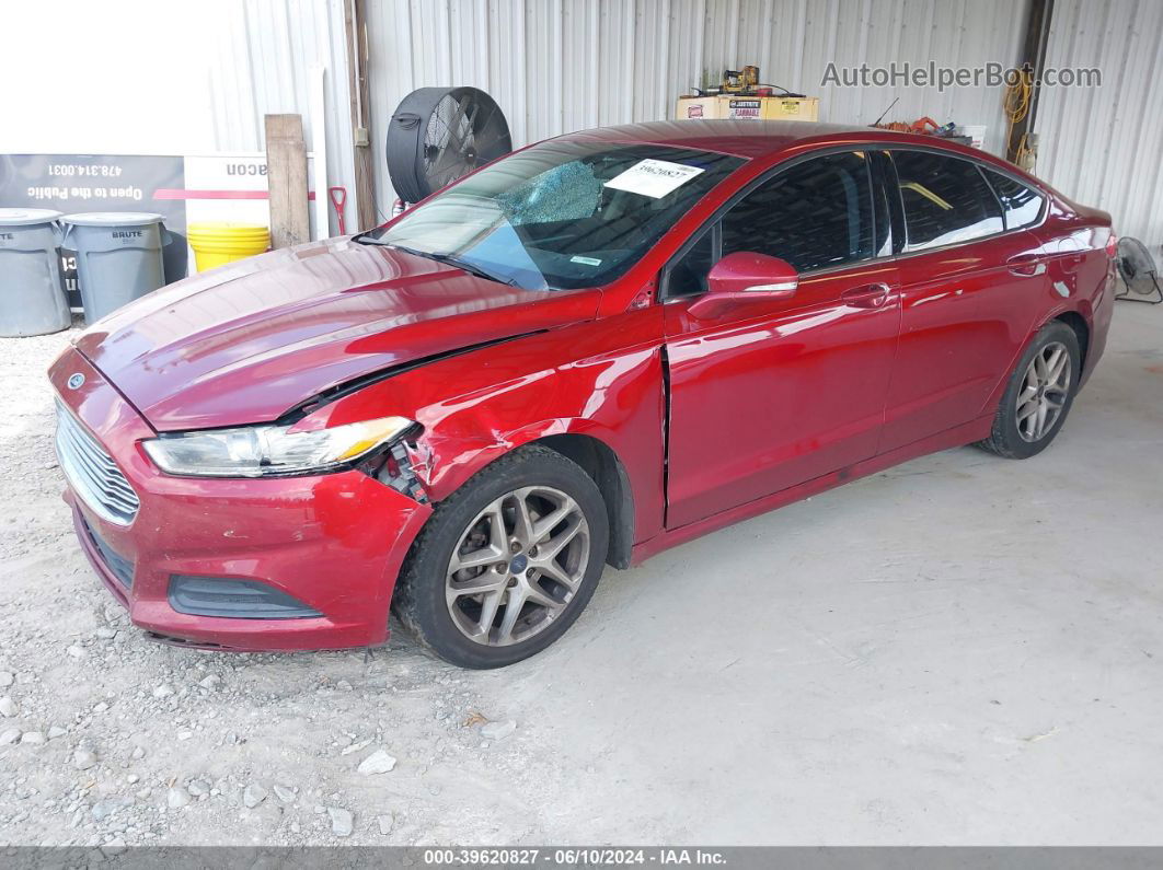 2013 Ford Fusion Se Red vin: 3FA6P0H79DR218005