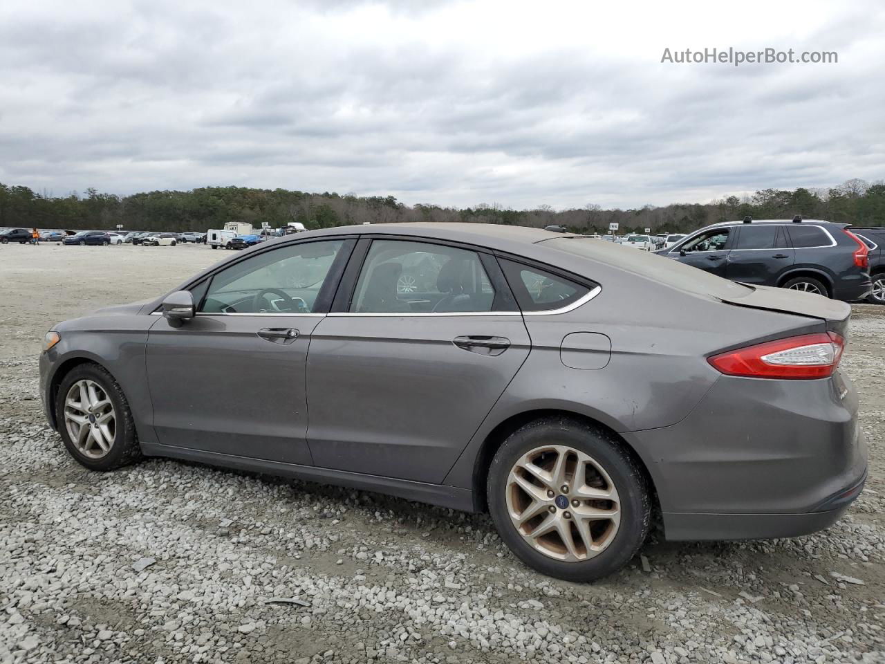 2013 Ford Fusion Se Gray vin: 3FA6P0H79DR304270