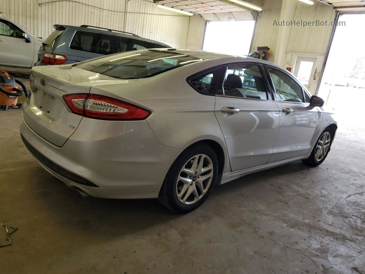 2013 Ford Fusion Se Silver vin: 3FA6P0H79DR349936