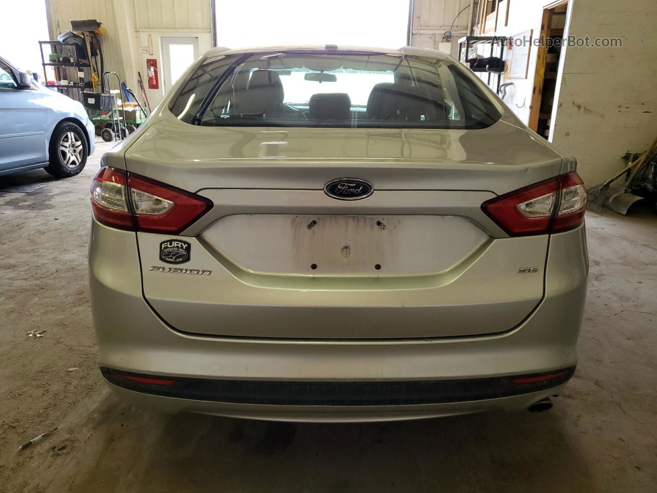 2013 Ford Fusion Se Silver vin: 3FA6P0H79DR349936